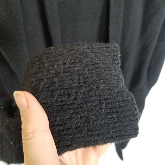 Madewell Womens S Black Open Front Long Cardigan S - Picture 5 of 9